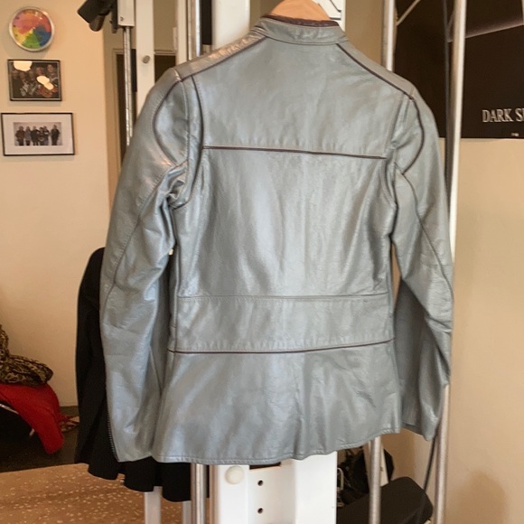 GOLDEN CROWN BY BRISTOL Leather Jacket Small/12 - Picture 2 of 4